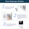 Yakiter Video Timbre Inteligente, Mbre Inalambrico Exterior con Camara,Timbre Inteligente