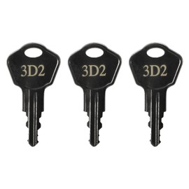 Niahm Sentry Safe Replacement Keys Model 1100-Codes 3A2 for Sentry Safe Key (Key 3D2)(3 Pcs)