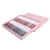 24pcs LANGMANNI Matte Lip Glaze Set Waterproof NonStick Cup Lip