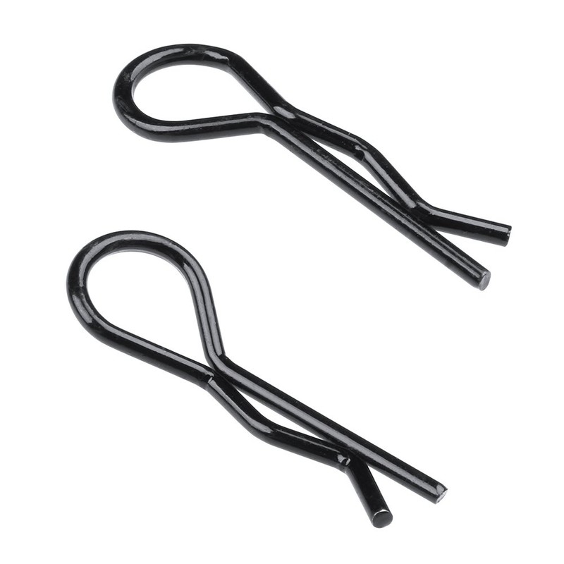 Hobbypark (100-Pack) RC Body Clips Bent R Pins Post Mount