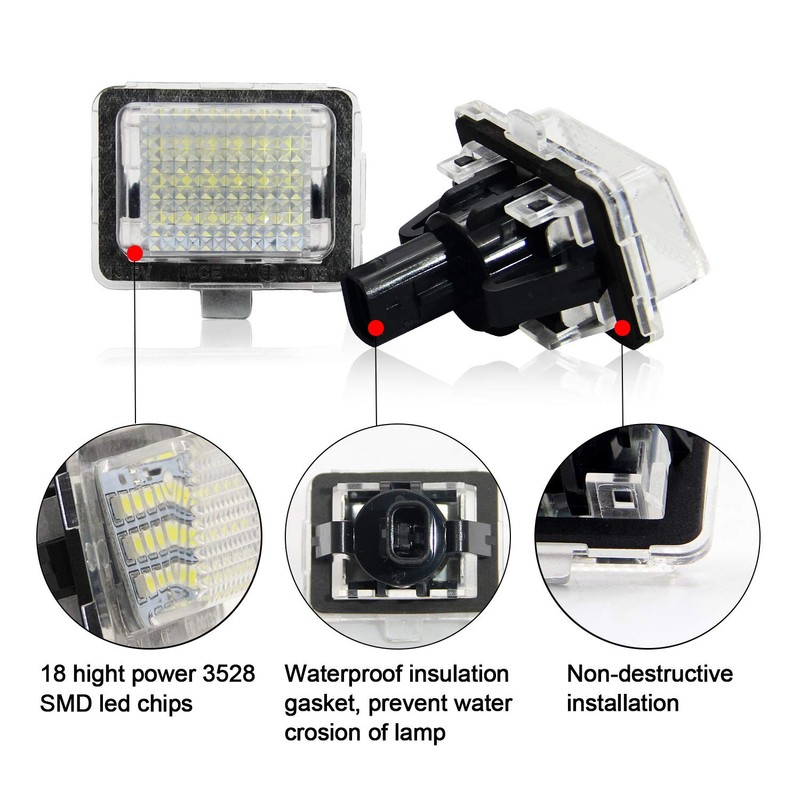 Win Power Licence Plate Lighting, Pack of 2