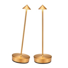 XMINKDZA 2Pack Cordless Table Desk Lamp with USB-A Output Port, 7000mAh Portable Led Table Light, Outdoor Waterproof Table Lamp for Dining Restaurant Patio Home, 3 Light Color Stepless Dimming