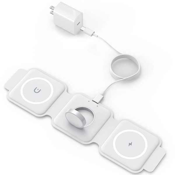 For Apple 3 In 1 Foldable Wireless Charger, Wireless Charging