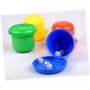 FELTECHELECTR Dice Cup with Colorful 6-Sided Dice - Christmas Stocking