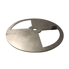 LavaLock® Stainless Steel Smoker Pinwheel BBQ fire Box Cook Chamber air Damper Pit Grill Vent (5 inch Round)