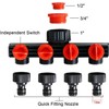 Suinga 4 Way Garden Tap Splitter 3/4" and 1" with
