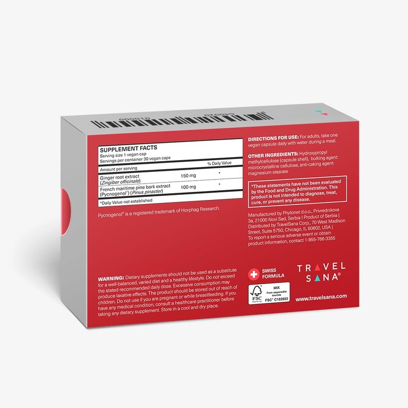 TRAVELSANA Long-Haul Circulation Relieves Leg Discomfort, Reduces Swollen Feet, Legs,