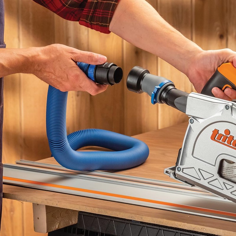 Click-Connect 1-1/2" ID Dust Right FlexiPort - Non-Slip & Durable