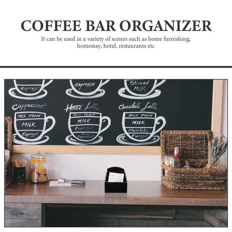 Luxshiny Tea Bags Holder Sugar Bag Organizer For Counter, Tea