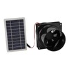10W 12V Solar Powered Exhaust Fan for Round Pipe ABS