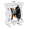 Polypropylene Air-Operated Double Diaphragm Pump with PTFE Diaphragms Max 100psi