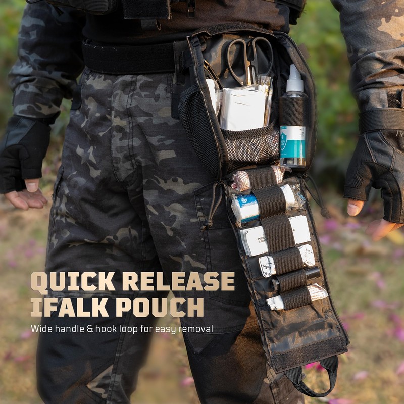ONETIGRIS IFAK Molle Pouch - Tactical First Aid Bag Medical