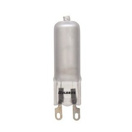 Q60G9FR Bulbrite 654160 60 Watt, 120 Volt, Halogen JCD Frost, G9 Base