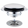 Chrome Plated Universal Tub Dain Stopper, Hidrop Pop Up Bath