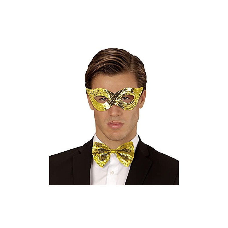 Widmann GOLD SEQUIN EYEMASK