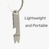 Titanium Mini EDC Pry Bar, Mini Crowbar, Multi-tool Scraper Opener,