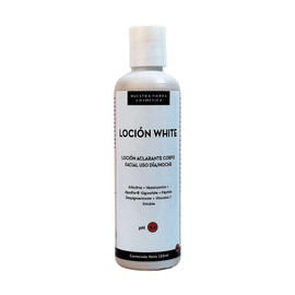 Nuestra Tierra - Cosmetica Loción White Aclarante, Rostro y Cuerpo, Uso Día/Noche, con Arbutina y Niacinamida, 120ml - 120ml | White - Da...
