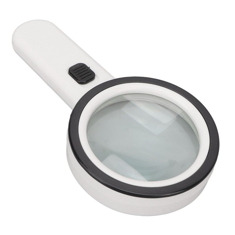 Handheld Magnifying Glass 30x Double Layer Optical Glass Lens Magnifier