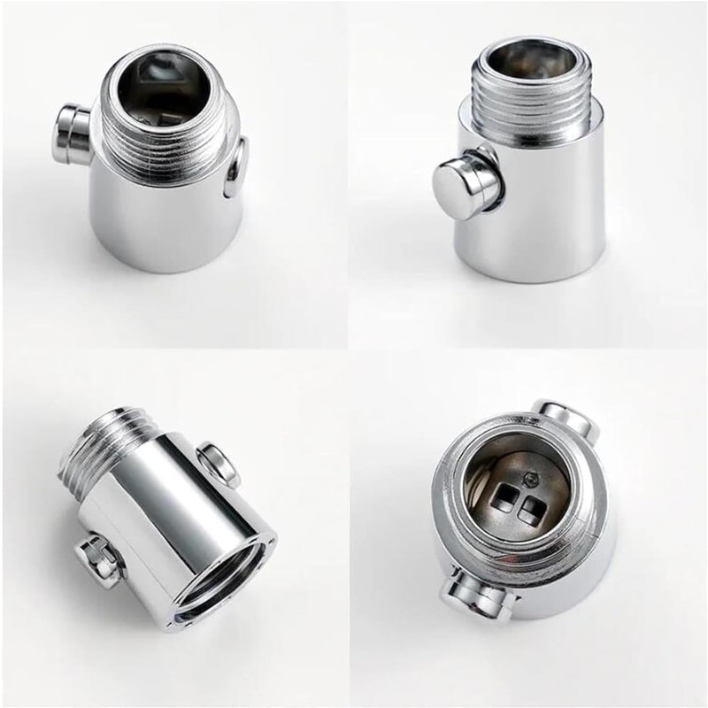 Bestgle 3Pcs Universal Shower Head Shut-Off Valve, G1/2 Water Control
