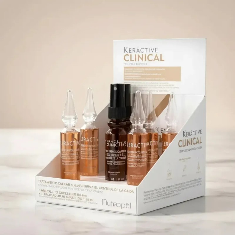 Tratamiento capilar Anticaída Nutrapel Keractive Clinical Ampolletas 60 mL