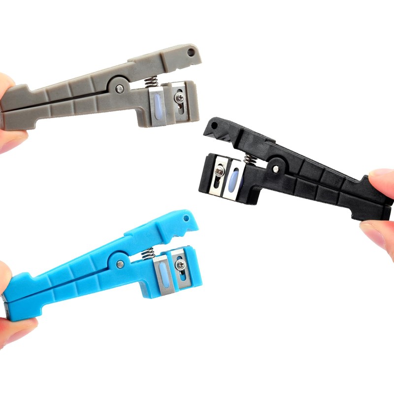 Fiber Optic Cutter Tool, 3 Pcs Coaxial Cable Stripper Cable
