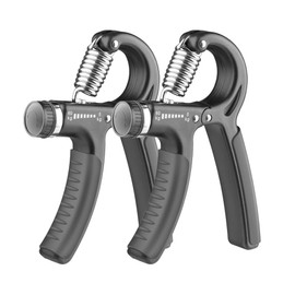 2 Pcs Grip Strength Trainer Hand Exerciser Strengthener with Adjustable Resistance 11-132 Lbs (5-60kg) Forearm Perfect for Muscle Building and Injury Recover Forearm Wrist