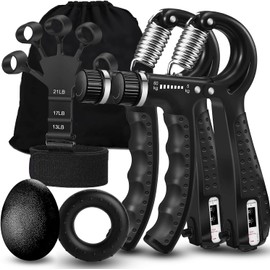BIMOZY SWB-02 Entrenador de Fuerza de Agarre – Pack de 6 Ajustable