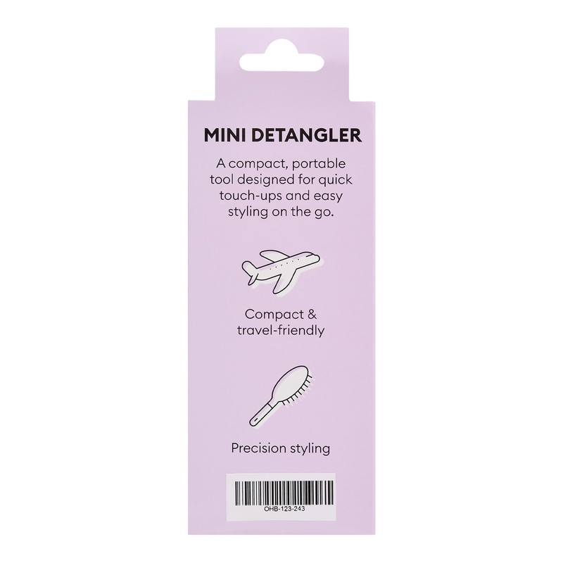 Oz Essentials Mini Hair Detangler - Purple