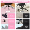 yueyaer Office Chair Mat for Hardwood/Tile Floor, 36"x48"Desk Chair Mat