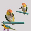 Mipcase Bird Perch Parrot Stand Parrot Wood Standing Rod Parrot