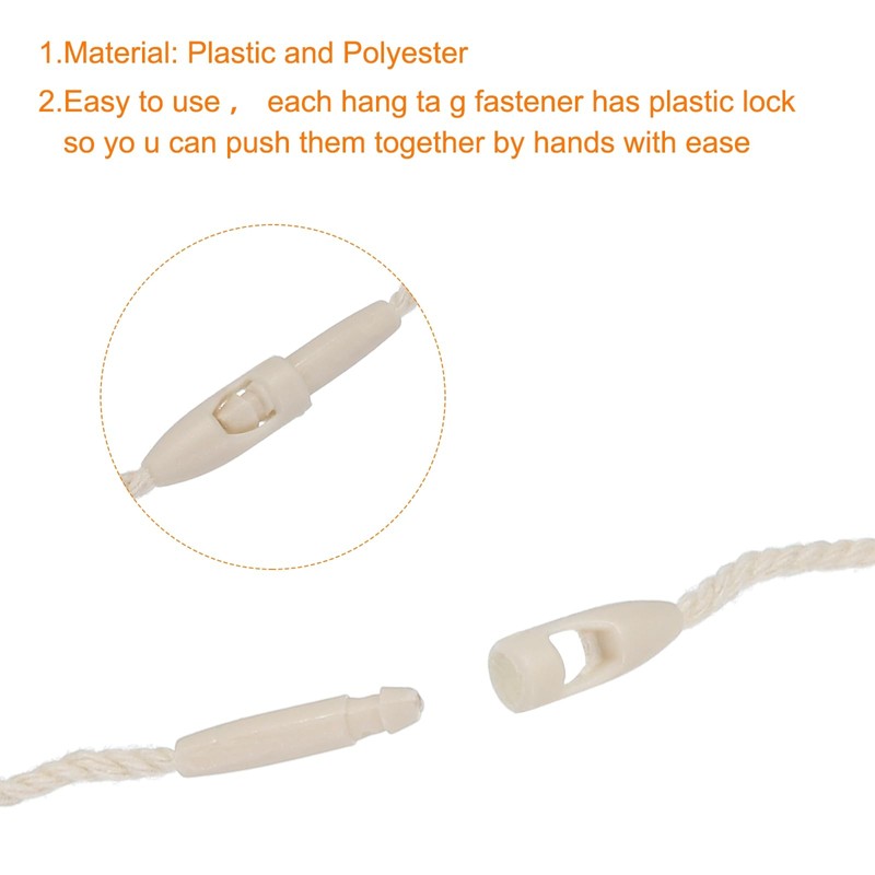 QUARKZMAN Polyester Rope Hanging Tag Snap Lock Pen Loop Price