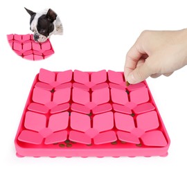 MOOGROU Snuffle Mat for Dogs,Silicone Interactive Dog Mat No Hurt for Dog's Nose for Smell Training and Slow Eating,Encourages Natural Foraging Skills and Stress Relief for Dog Mental Stimulation Toy