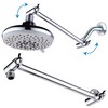 Hotel Spa 11" Solid Brass Adjustable Shower Arm with Lock