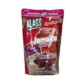 Klass, Jamaica Hibiscus Flavored Drink Mix, 14.1oz Pouch (Pack of 3)