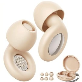 8pcs Tapones para la reducción del ruido, tapones para los oídos de silicona reutilizables, Reducción de Ruido 45 dB Tapones Auditivos, para Estudiar 