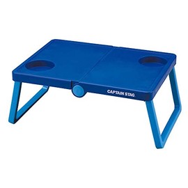 Captain Stag UM-1908 Table, B5 Storage, Lightweight, Perfect for Stadium Support, Blue
