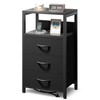 NightStand Bedside Charging Table Bedroom - Night Stand with Charger