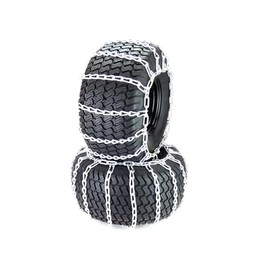 (2) Snow Chains 23x8.50-12 Tire 2 Link Pair