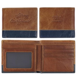 Christian Art Gifts Genuine Full Grain Leather RFID Blocking Scripture Wallets for Men, Bifold & Trifold Designs, Many Slots for Credit Cards, ID, Cash, Photos, Emblems or Debossed, Multiple Colors,