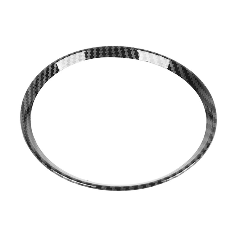 Interior Gear Shift Trim Cover Ring Carbon Fiber Style Console