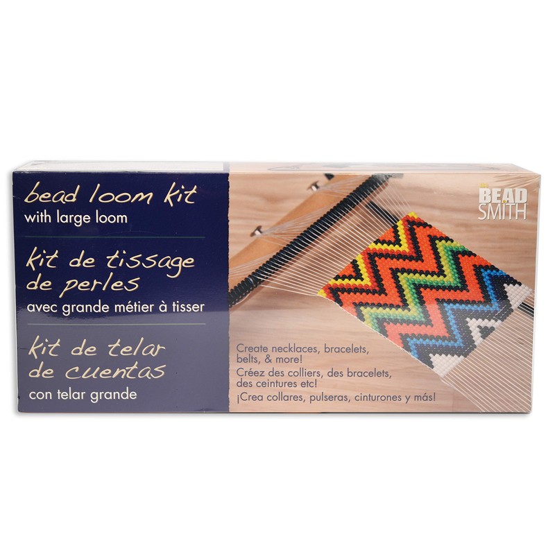 The Beadsmith Extra Wide Metal Bead Loom Kit, Includes Extra