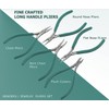 Exeton Jewelry Making Pliers Set, Professional Craft Pliers Tools, Green,