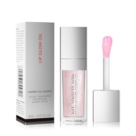 XTJXTJ Magic Color Changing Lip Oil Ph, Warm Change Glitter Lip Gloss，Hydrating Lip Glow Oil, Long Lasting Moisturizing Nourishing Lip Oil, For Dry Lips Lip Care (Pink)