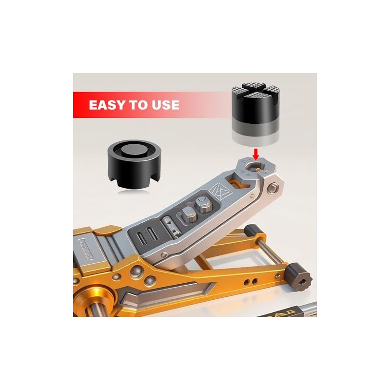YIXISI YIXISI Universal Floor Jack Rubber Pad, Jack Pad Adapter,
