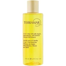Terramar ACEITE PARA CABELLO 3 EN 1 con extractos oleosos de Argán, Macadamia y Monoí de Tahiti (OLEO) Terramar 195 ml + regalo sorpresa