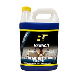 BioTech Xtreme Interior Shampoo, Upholstery shampoo, Carpet cleaner, Strong stain eliminator, Contains special cleaners, Concentrated, Pleasant fresh fragrance 128 oz (2)