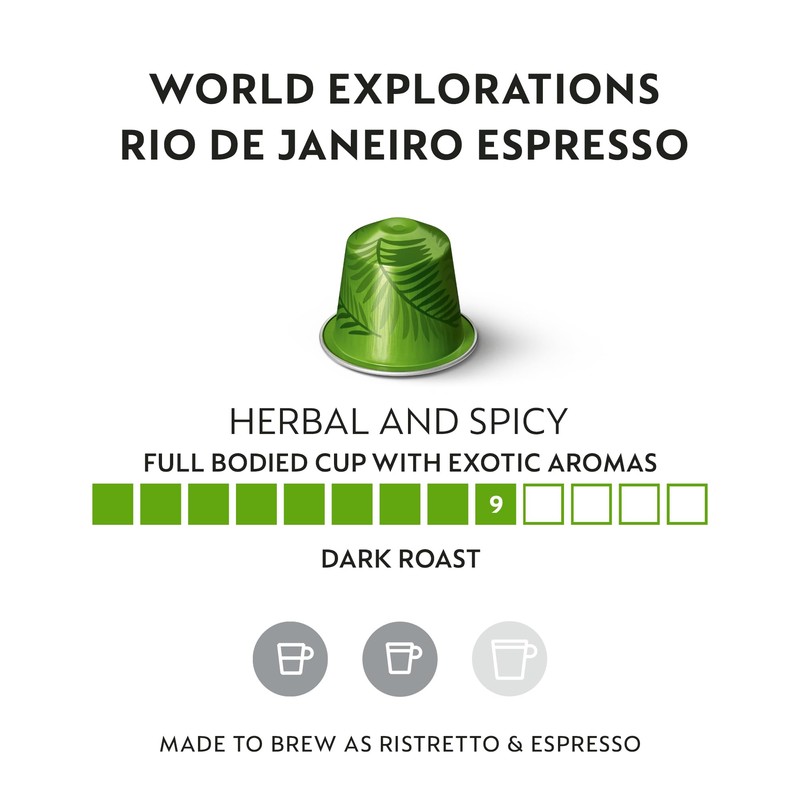 Nespresso, Original Line, Rio de Janeiro, 50 Count