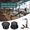 sourcing map 4 Pack Nylon Machined Wheels/Rollers Gym Replacement Wheels