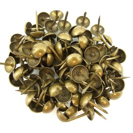 C.S. Osborne Natural French Nail Tacks Antique Brass 100pk