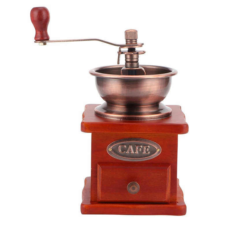 Mini Vintage Hand Cranked Coffee Bean Mill Manual Coffee Grinder